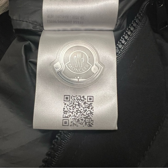 Moncler High-Neck Nylon Dress Black Long-Sleeve Size 42 - Picture 15 of 16